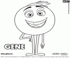 Gene, an emoji smiling, the main protagonist from Emoji Movie