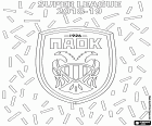 PAOK of Salonica, the champion of Super League 2018-2019, the best professional championship of football in Greece
