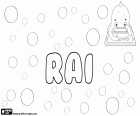 Raí, name for boy in Portuguese. Rai, abbreviation of different names in Spanish and Portuguese, such as Raimundo or Israel. Rai, male Japanese name, its meaning is Thunder. Rai is a historical title of nobility in the Indian subcontinent, derived from Raja