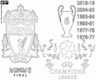 Liverpool, champions of Europe, UEFA Champions League 2018-2019. Liverpool has beaten 2 - 0 in the final against Tottenham with goals from Mohamed Salah and Divock Origi. This is the sixth title of champion of Europe for Liverpool. After the trophies in 2004-05, 1983-84, 1980-81, 1977-78 and 1976-77