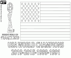 The United States of America are the new champions of the world, they have got their fourth world title, after 2015, 1999 and 1991. USA won 2 - 0 to the Netherlands in the final with goals by Megan Rapinoe and Rose Lavelle. Rapinoe has been the Golden Boot and the Golden Ball, as highest scorer and best player of the tournament respectively. Sari van Veenendaal, the goalkeeper of the Dutch selection has been the Gold Glove, the best goalkeeper of the tournament