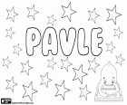 Pavle, name for boy in several languages, name corresponding to Paul in Serbian, Macedonian, Croatian and Georgian