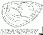 Logo of the USA national rugby team, known by the nickname The Eagles