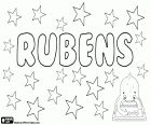 Rubens, male name in Portuguese, variant of Rúben and Rubem