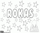 Rokas, masculine name in Lithuanian, derived from the name of Germanic origin, Rochus