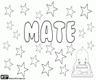Mate, male name in Croatian, diminutive of Matej and Matija, Croatian names corresponding to Matthew and Matthias, respectively. Máté, name for boy in Hungarian. Mate, transliteration of Matthew's Georgian name