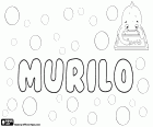 Murilo, male name in Portuguese, variant of Murillo, are both also surnames