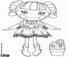 Pairie Dusty Trails, the American prairie doll with her little cactus, a Lalaloopsy character