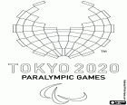 The logo of the Tokyo 2020 Paralympic Games. Paralympic competitions will be held from 24 August to 5 September 2021 due to the Covid-19 coronavirus pandemic