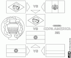 Semifinals and final of the 2021 Copa America. The semifinals pit Brazil against Peru and Argentina against Colombia. Who will be in the final on Sunday, July 11, 2021?