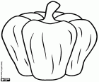 Bell peppers are large peppers and according to their degree of maturation they have colors ranging from green to yellow, until red. Its scientific name is Capsicum annuum var. Grossum