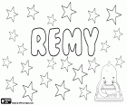 Rémy, masculine name in French, comes from the Latin name Remigius. The Rémi variant is also used