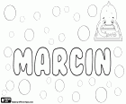 Marcin, masculine name in Polish, comes from the Roman name Martinus, derived from the Roman god Mars, corresponds to Martin