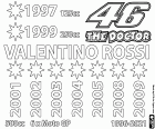 Valentino Rossi, with his already mythical number 46 and known by the nickname of The Doctor, has become a living legend of speed motorcycling. Rossi has retired after 26 seasons as a world-class rider, from 1996 to 2021, in which he has achieved a total of 235 podiums, 115 victories and 9 world titles in four categories: one in 125 cc, another in 250 cc, one in 500 cc and six in Moto GP