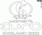 The logo of the Women's Euro 2022 that takes place in England from July 6 to 31, 2022