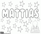 Mattias, name for boy in several languages such as Swedish, Estonian, Danish, Norwegian and German. Mattias, along with its variants Matthias, Mathias, Matias, name derived from the same Greek name of biblical origin