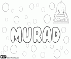 Murad, masculine name meaning desire in Arabic, used in Arabic, Urdu and Azerbaijani