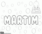 Martim, masculine given name in Portuguese, derived from the Latin name Martinus