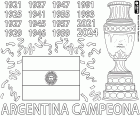 Argentina has revalidated the title of champion of the Copa América in the final played against Colombia with a solitary goal from Lautaro Martínez in extra time. With this 2024 championship, the Argentine national team has achieved the record with sixteen continental titles, followed by Uruguay with fifteen championships