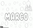 Marco, masculine name of Latin origin, comes from the Roman name Marcus which refers to the Roman god of war, Mars. This is a name used in several languages, mainly in Italian. In Spanish and Portuguese it is a variant of Marcos