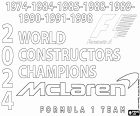 The British team McLaren is the new champion of the F1 Constructors' World Championship in the 2024 season with drivers Lando Norris and Oscar Piastri. This is the ninth title won by the Woking team, the previous championships were in 1974, 1984, 1985, 1988, 1989, 1990, 1991 and 1998