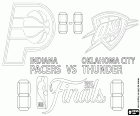 The 2025 NBA Finals pit the Indiana Pacers against the Oklahoma City Thunder in a best-of-seven series