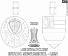 Copa Libertadores 2025 final coloring page