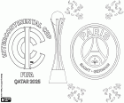 PSG, Intercontinental 2025 champion coloring page