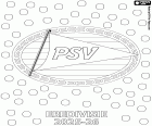 PSV, Eredivisie champion 2025-2026 coloring page