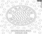 Bayern,Bundesliga champion 2025-2026 coloring page