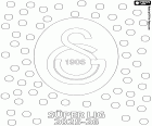 Galatasaray, champion 2025-2026 coloring page