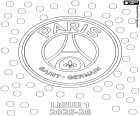 PSG, 2025-2026 champion coloring page