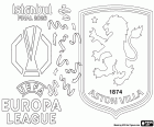 Aston Villa, Europa League 2026 coloring page