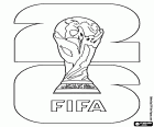 FIFA World Cup 2026 Logo coloring page
