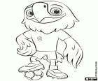 Clutch, mascot USA World Cup 2026 coloring page