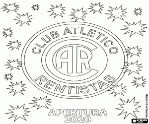 Rentistas, champion of Uruguay coloring page