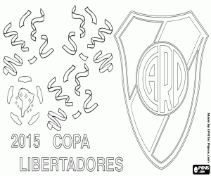 River Plate, Libertadores 2015 coloring page