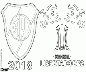 River Plate, Libertadores 2018 coloring page