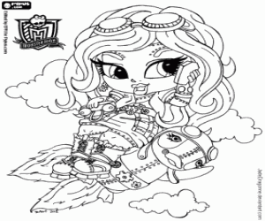 Robecca Steam, Monster High Baby coloring page