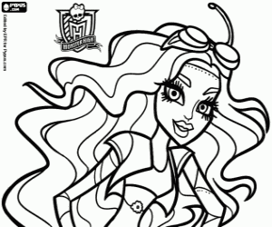 Robecca Steam, Monster High coloring page