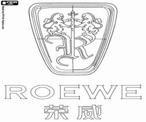 Roewe emblem coloring page