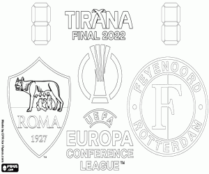 Roma-Feyenoord, Conference Final coloring page