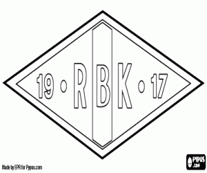 Rosenborg BK emblem coloring page
