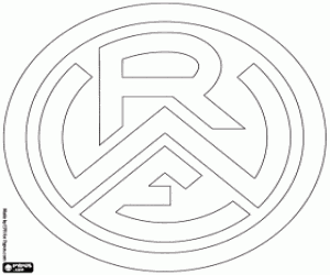 Rot-Weiss Essen badge coloring page
