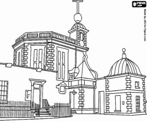 Royal Observatory Greenwich coloring page