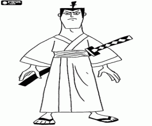 Samurai Jack coloring page