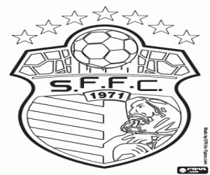 San Francisco FC shield coloring page