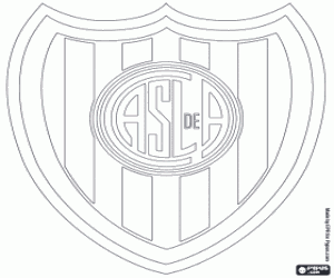 San Lorenzo de Almagro emblem coloring page
