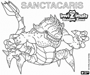 Sanctacaris, Invizimals Shadow Zone coloring page