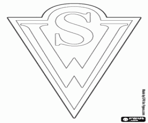 Santiago Wanderers logo coloring page